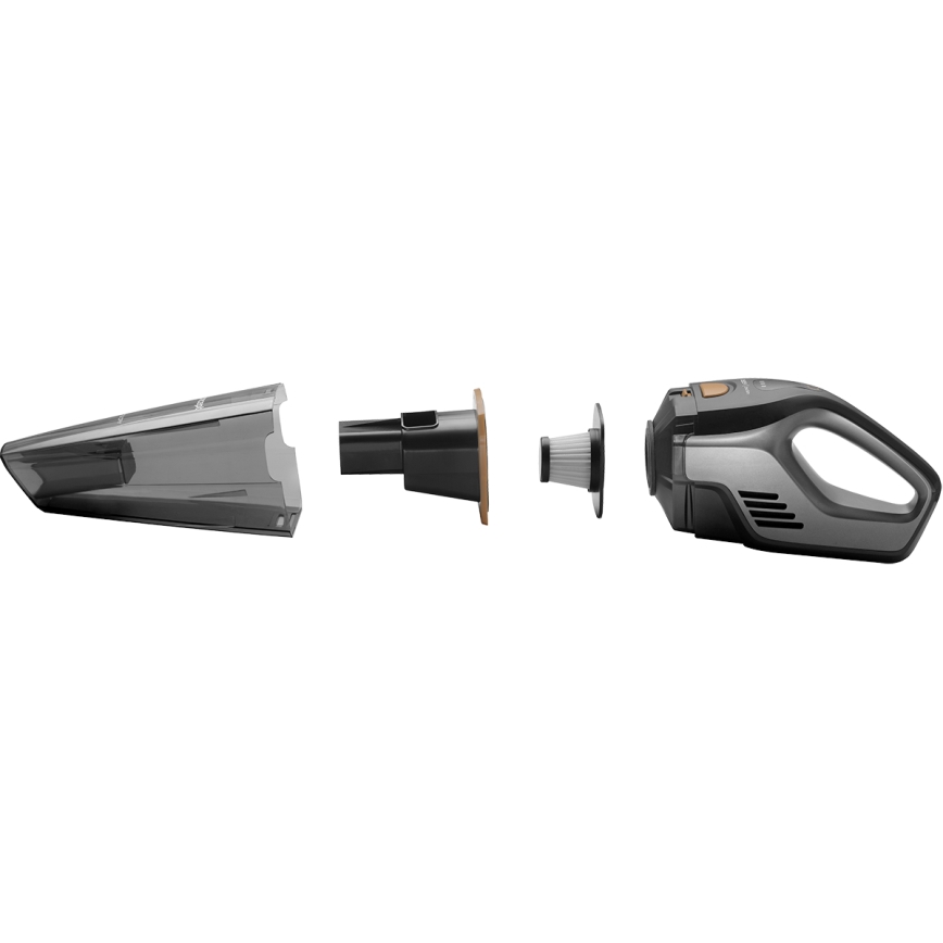 Concept VP4353 - Aspirapolvere portatile WET & DRY con prolunga RISER 110W/18,5V 2200 mAh nero