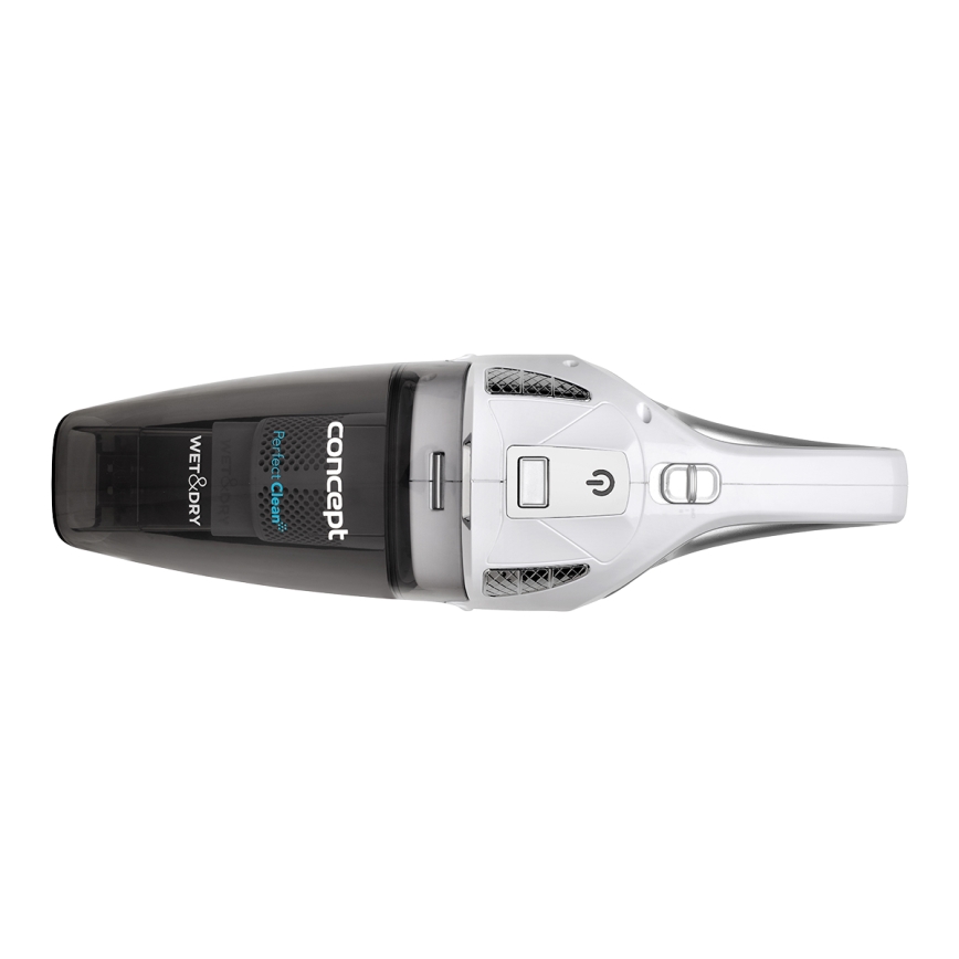 Concept VP4370 - Aspirapolvere portatile WET & DRY PERFECT CLEAN 90W/14,8V 2200 mAh bianco