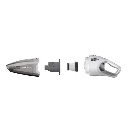 Concept VP4370 - Aspirapolvere portatile WET & DRY PERFECT CLEAN 90W/14,8V 2200 mAh bianco
