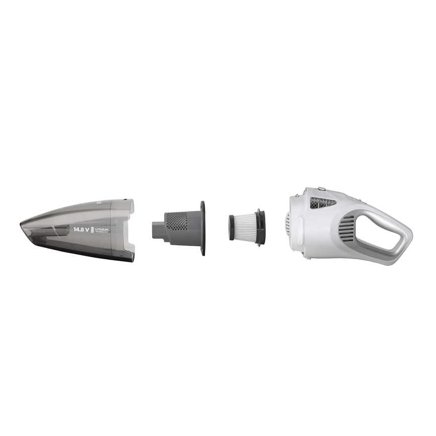 Concept VP4370 - Aspirapolvere portatile WET & DRY PERFECT CLEAN 90W/14,8V 2200 mAh bianco
