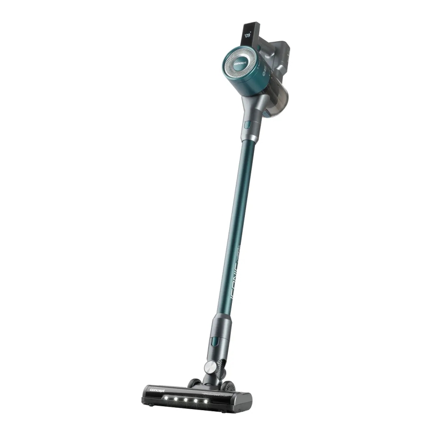 Concept VP6045 - Scopa elettrica 2 in 1 a bastone e portatile ICONIC SUCTION PRO, 450 W / 29,6 V, 2500 mAh, blu