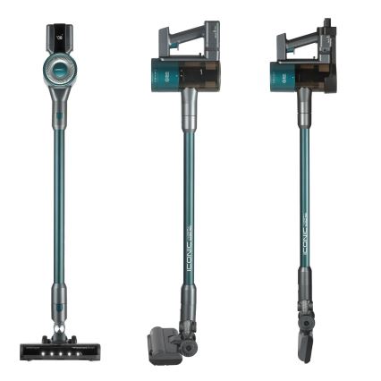 Concept VP6045 - Scopa elettrica 2 in 1 a bastone e portatile ICONIC SUCTION PRO, 450 W / 29,6 V, 2500 mAh, blu