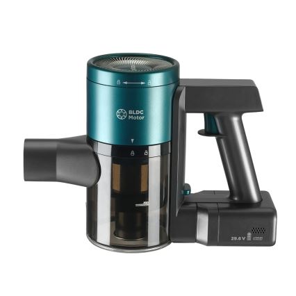 Concept VP6045 - Scopa elettrica 2 in 1 a bastone e portatile ICONIC SUCTION PRO, 450 W / 29,6 V, 2500 mAh, blu