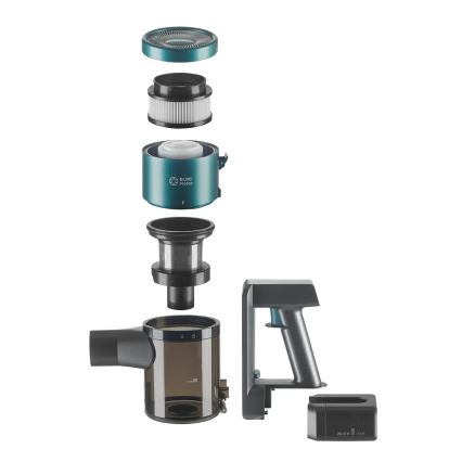 Concept VP6045 - Scopa elettrica 2 in 1 a bastone e portatile ICONIC SUCTION PRO, 450 W / 29,6 V, 2500 mAh, blu