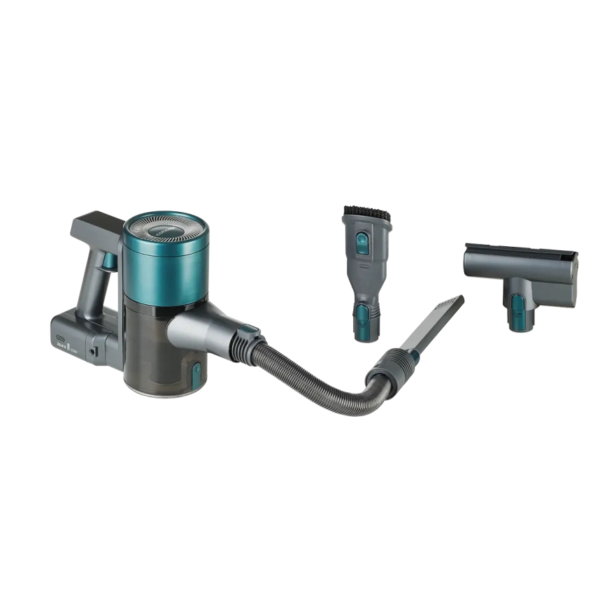 Concept VP6045 - Scopa elettrica 2 in 1 a bastone e portatile ICONIC SUCTION PRO, 450 W / 29,6 V, 2500 mAh, blu