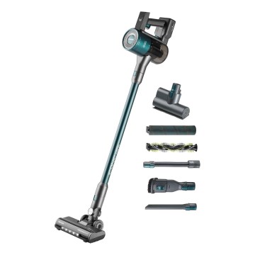 Concept VP6045 - Scopa elettrica 2 in 1 a bastone e portatile ICONIC SUCTION PRO, 450 W / 29,6 V, 2500 mAh, blu