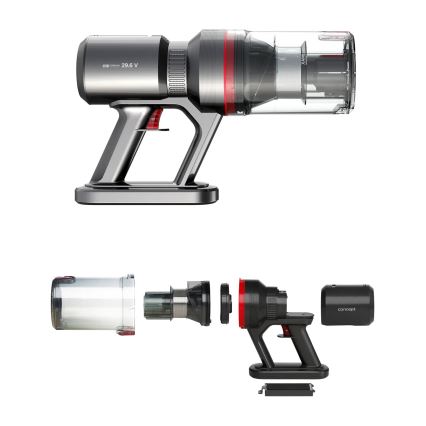 Concept VP6150 - Scopa elettrica 3 in 1 ULTIMATE UV POWER 500 W / 29,6 V, 2200 mAh nera