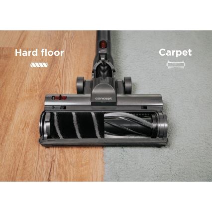Concept VP6310 - Aspirapolvere a bastone 3 in 1 ULTIMATE COMPLETE LIGHT 420W/25,9V 2200 mAh nero