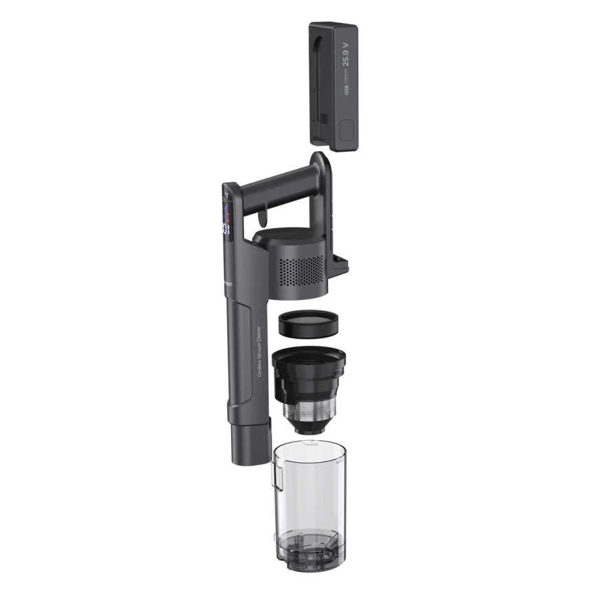 Concept VP6310 - Aspirapolvere a bastone 3 in 1 ULTIMATE COMPLETE LIGHT 420W/25,9V 2200 mAh nero