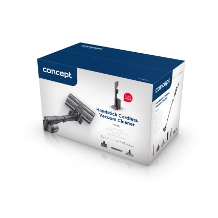 Concept VP6310 - Aspirapolvere a bastone 3 in 1 ULTIMATE COMPLETE LIGHT 420W/25,9V 2200 mAh nero