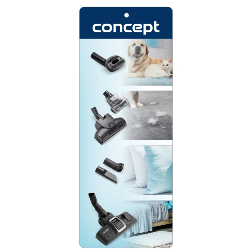 Concept VP8291 - Aspirapolvere a sacco PERFECT CLEAN PET EXPERT 700W/230V bianco