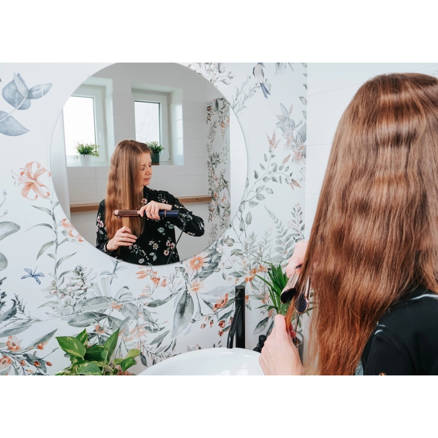 Concept VZ8100 - Piastra per capelli PROFI CARE 60W/230V blu/oro