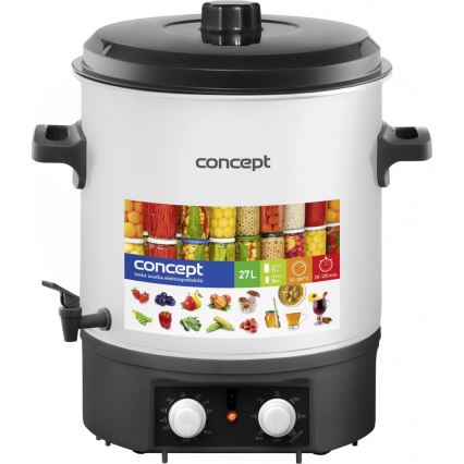 Concept ZH0030 - Conservazione della caldaia 27 l 2000W/230V bianco/nero