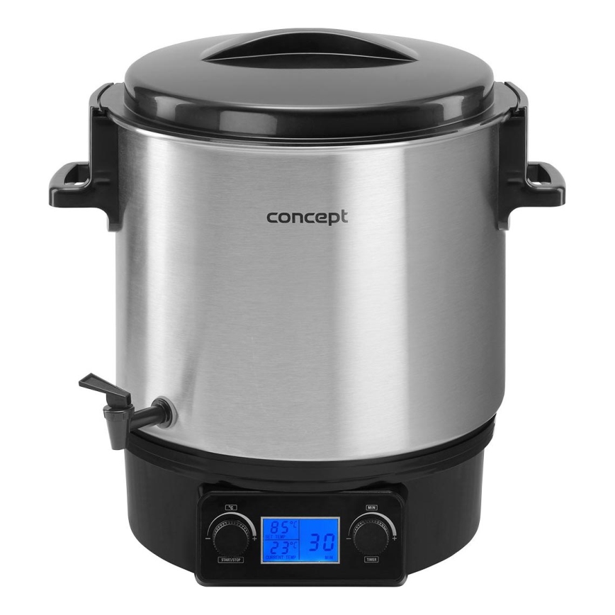 Concept ZH0040 - Conservazione della caldaia 27 l 2000W/230V acciaio inossidabile/nero