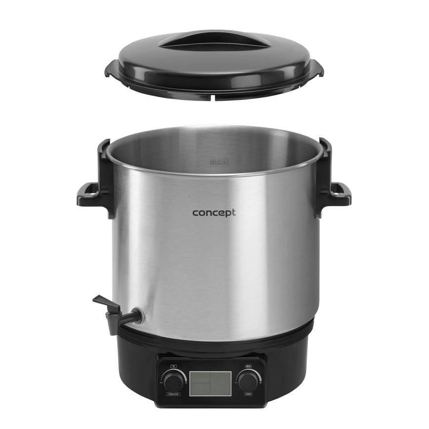 Concept ZH0040 - Conservazione della caldaia 27 l 2000W/230V acciaio inossidabile/nero