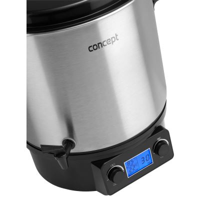Concept ZH0040 - Conservazione della caldaia 27 l 2000W/230V acciaio inossidabile/nero