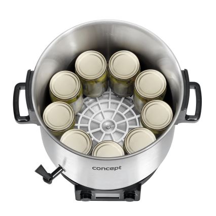 Concept ZH0040 - Conservazione della caldaia 27 l 2000W/230V acciaio inossidabile/nero