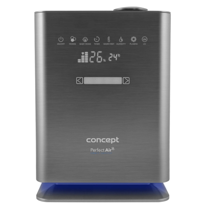 Concept ZV2021-  Umidificatore d'aria con diffusore di aromi PERFECT AIR SMART 4,6 l 110W/230V Wi-Fi antracite + telecomando