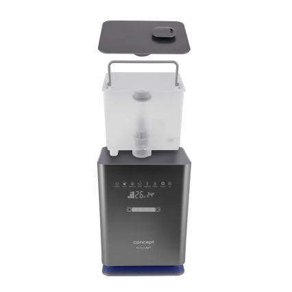 Concept ZV2021-  Umidificatore d'aria con diffusore di aromi PERFECT AIR SMART 4,6 l 110W/230V Wi-Fi antracite + telecomando