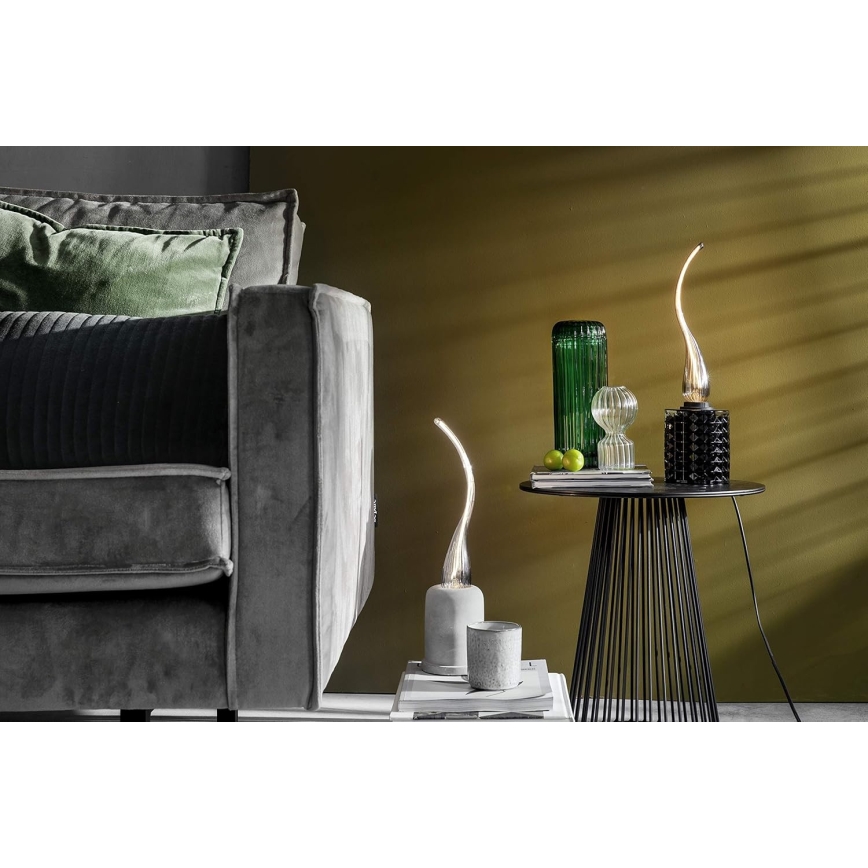 CONFEZIONE 2x Lampadina LED Dimmerabile LAMDA E27/4W/230V 2100K Trasparente