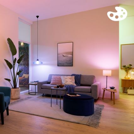 Set da 2 lampadine LED RGB dimmerabili Philips SMART A60 E27/8,5W/230V 2200-6500K