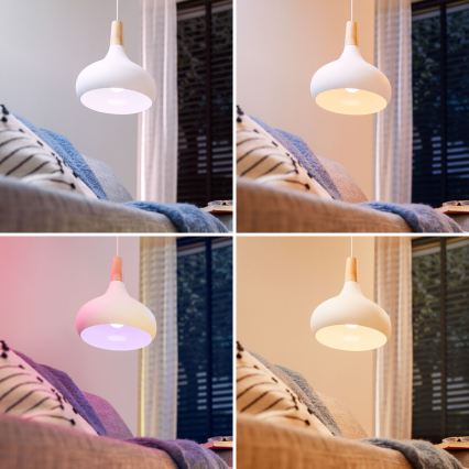 Set da 2 lampadine LED RGB dimmerabili Philips SMART C37 E14/4,9W/230V 2200-6500K CRI 90