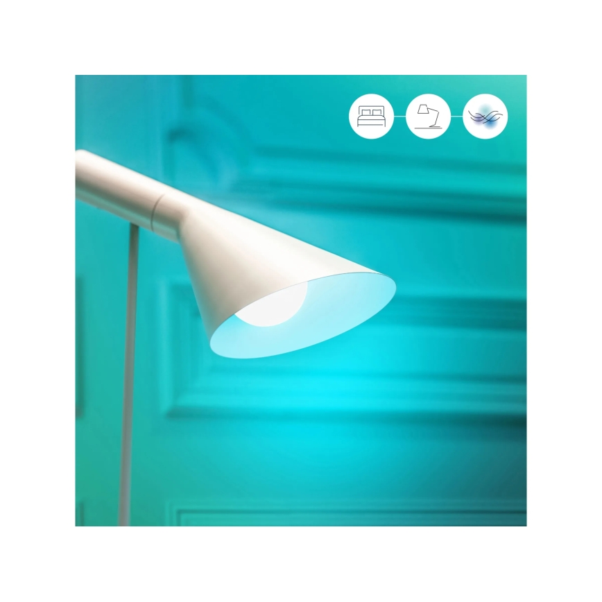 Set da 2 lampadine LED RGBW dimmerabili A60 E27/9W/230V 2200-6500K Wi-Fi + telecomando - WiZ