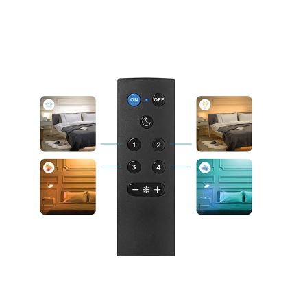 Set da 2 lampadine LED RGBW dimmerabili A60 E27/9W/230V 2200-6500K Wi-Fi + telecomando - WiZ
