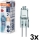 Confezione da 3 lampadine da forno HALOSTAR G4/20W/12V 2700K - Osram