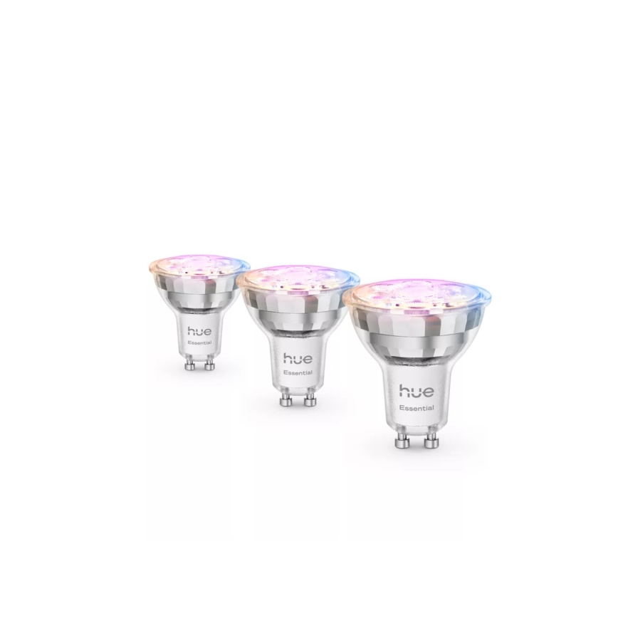 Set da 3 lampadine LED dimmerabili Philips Hue White and Color Ambiance Essential GU10/4,7W/230V 2200-6500K