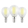 Confezione da 3 lampadine LED P45 E14, 2,2 W, 230 V, 2700 K - Eglo 110441