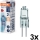 Confezione da 3 lampadine per forno HALOSTAR G4/10W/12V 2700K - Osram