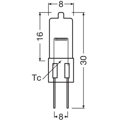 Confezione da 3 lampadine per forno HALOSTAR G4/10W/12V 2700K - Osram
