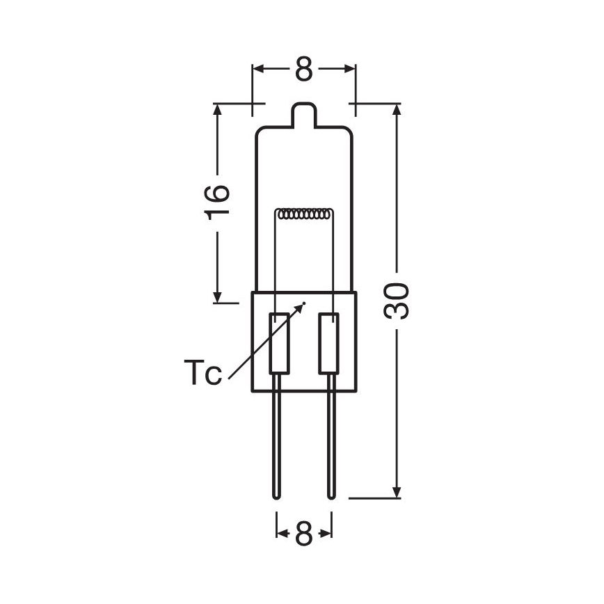 Confezione da 3 lampadine per forno HALOSTAR G4/10W/12V 2700K - Osram
