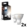 Confezione da 4 lampadine LED dimmerabili Philips Hue WHITE AMBIANCE GU10/4,2W/230V 2200-6500K