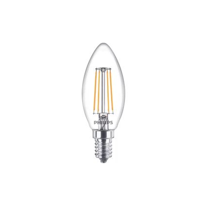 Confezione da 4 lampadine LED VINTAGE Philips B35 14/4,3W/230V 2700K