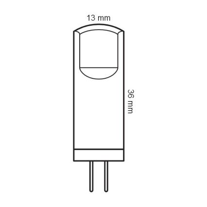 Confezione da 5 lampadine LED a pin G4, 1,8 W/12 V, 2700 K - Osram