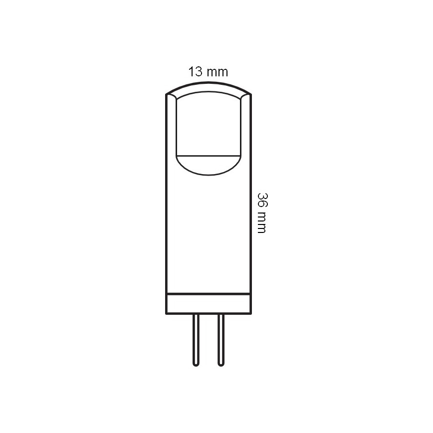 Confezione da 5 lampadine LED a pin G4, 1,8 W/12 V, 2700 K - Osram
