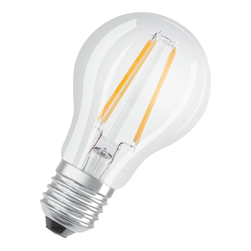 Confezione da 5 lampadine LED Base Classic Filament A60, attacco E27, 7 W, 230 V, 4000 K - Osram
