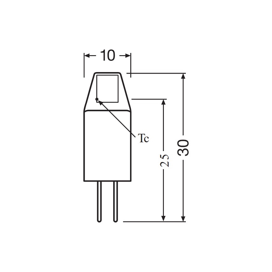 Confezione da 5 lampadine LED PIN MICRO G4/1W/12V 2700K - Osram