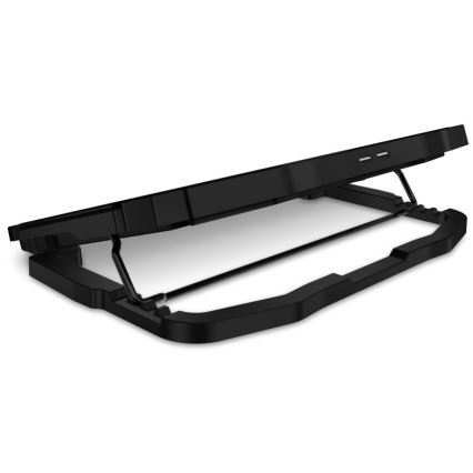 CONNECT IT CCP-2200-RD - Pad di raffreddamento per laptop 4x ventilatore 2xUSB nero/rosso