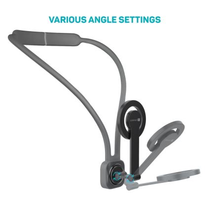 CONNECT IT CFF-6020-GY - Supporto magnetico flessibile per telefono da collo MagSafe