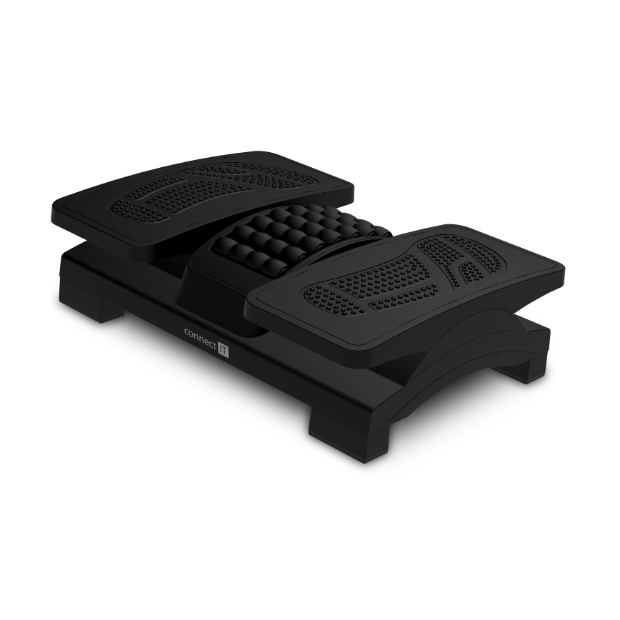 CONNECT IT CFH-4105-BK - Poggiapiedi regolabile nero
