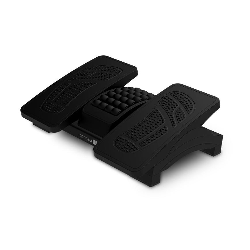 CONNECT IT CFH-4105-BK - Poggiapiedi regolabile nero