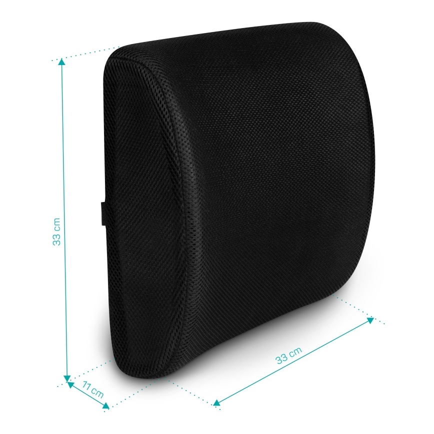 CONNECT IT CFH-5300-BK - Lumbar sedia support nero