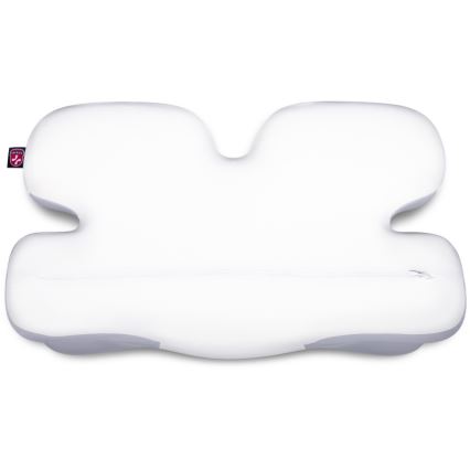 CONNECT IT CFH-6030-WH - Cuscino anatomico Virgo bianco/grigio