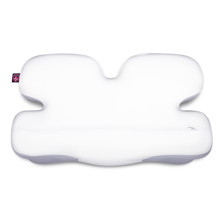 CONNECT IT CFH-6030-WH - Cuscino anatomico Virgo bianco/grigio