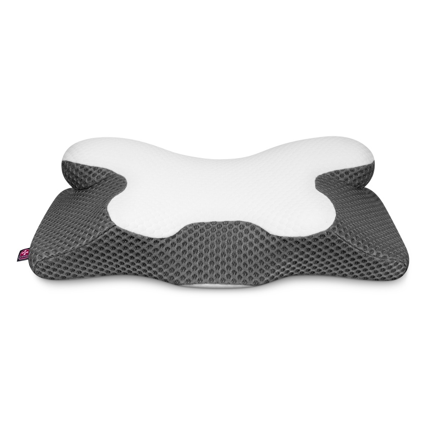 CONNECT IT CFH-6031-WH - Cuscino anatomico Lyra bianco/grigio