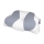 CONNECT IT CFH-6032-WH - Cuscino anatomico Gemini bianco/grigio