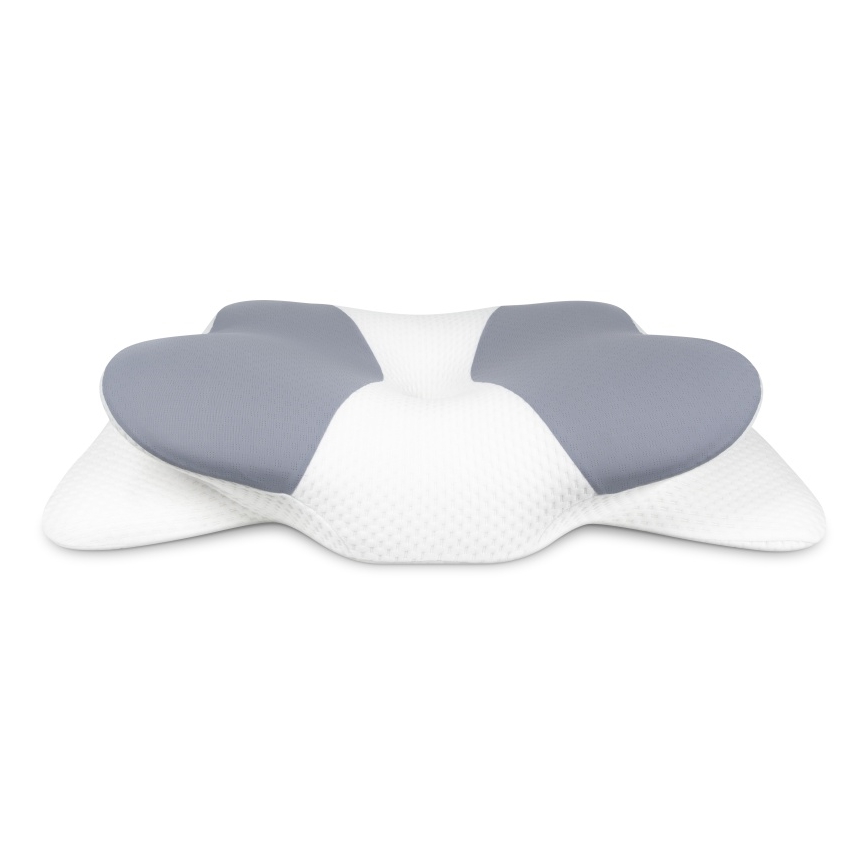 CONNECT IT CFH-6032-WH - Cuscino anatomico Gemini bianco/grigio